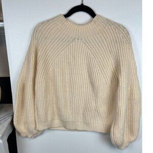 NWOT Petal + Pup Cream Chunky Knit Sweater - Size M